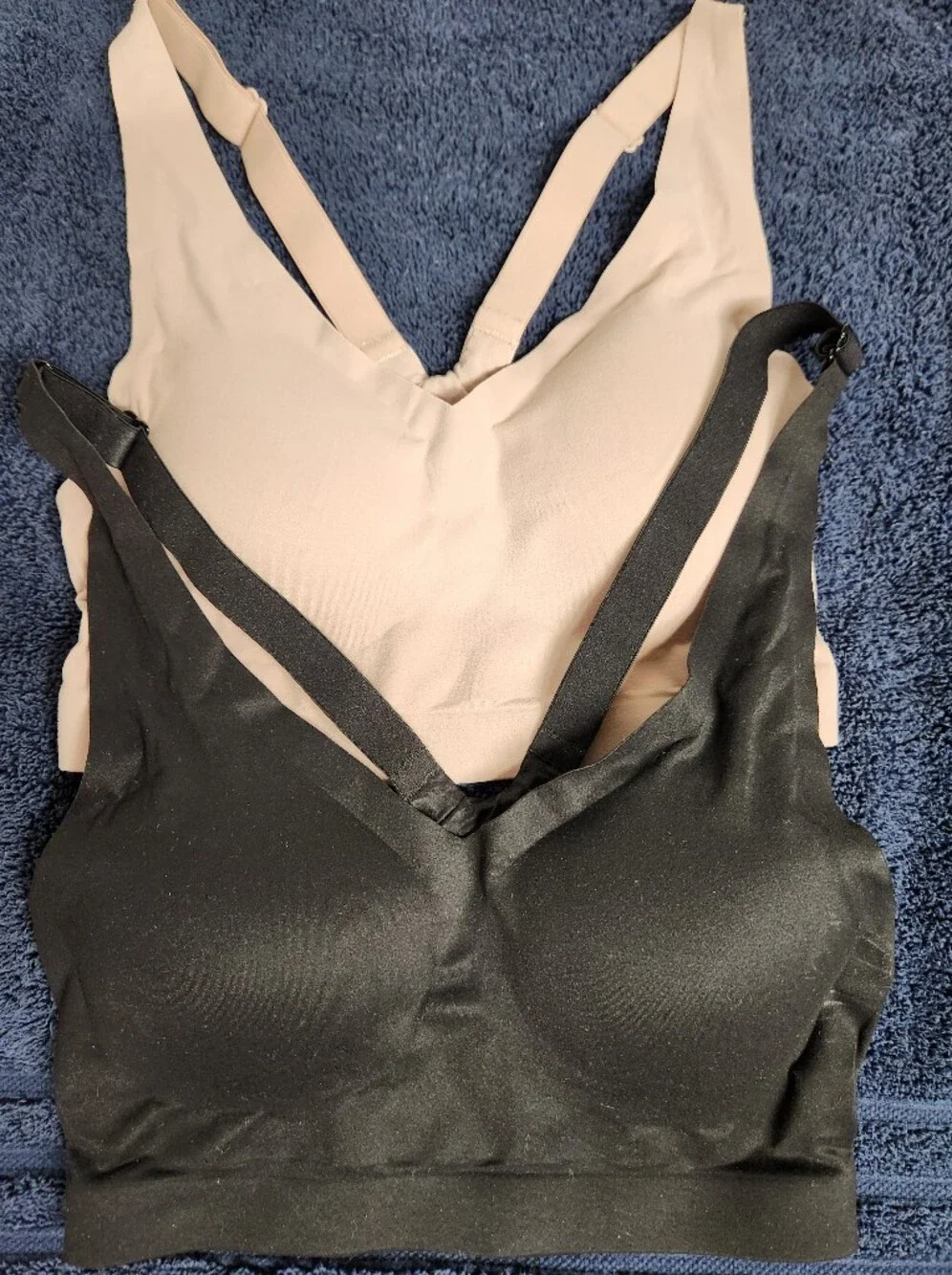Soma Enbliss Racerback Bralettes- Black and Tan Size S